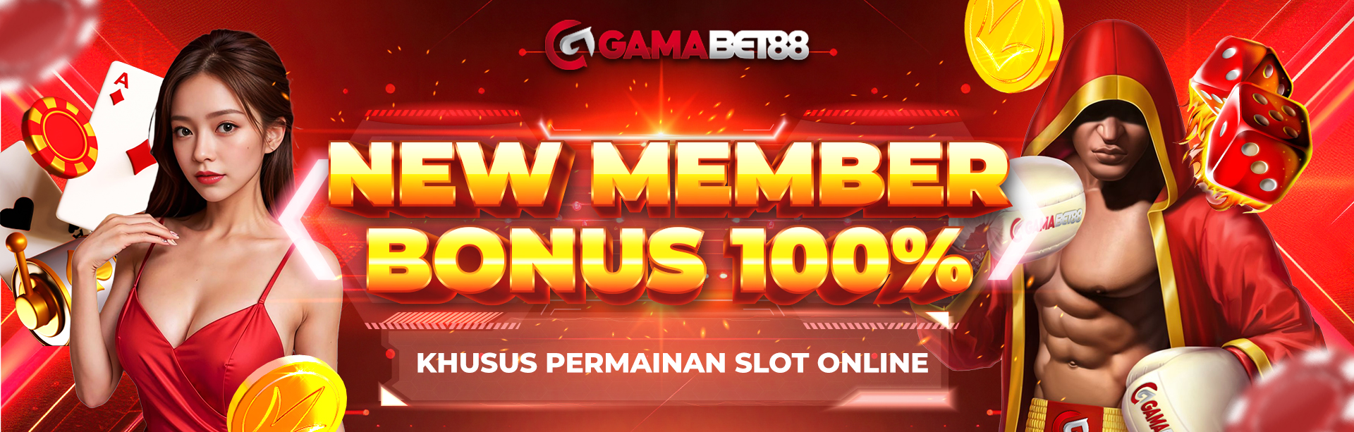 BONUS NEW MEMBER SLOT 100%