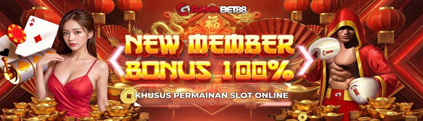 BONUS NEW MEMBER SLOT 100%
