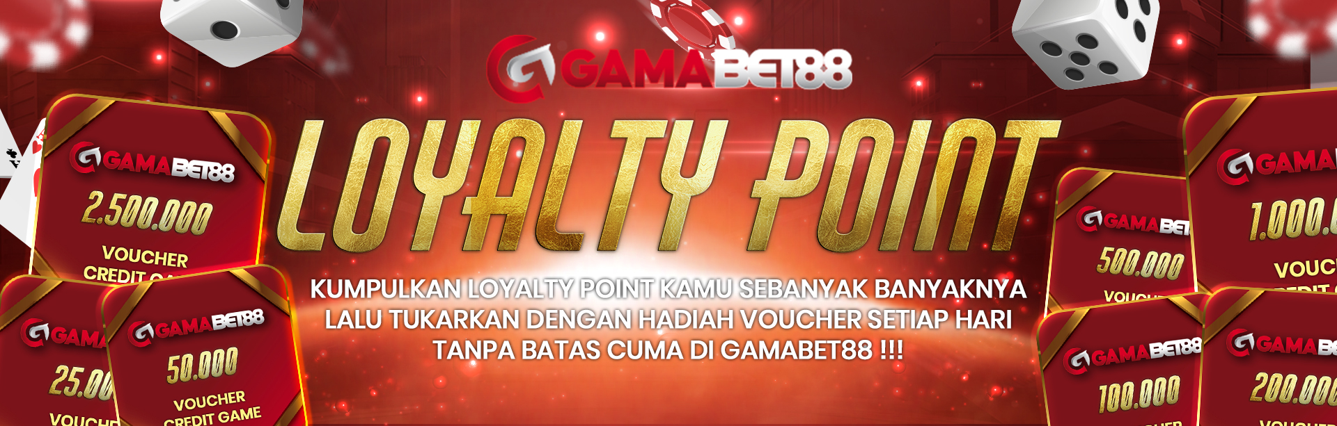 SPECIAL LOYALTY POINT GAMABET88